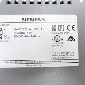 6AV2123-2GB03-0AX0 – SIMATIC HMI TP700 BASIC